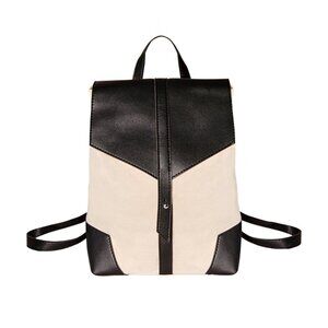 NWT NIP Deux Lux Demi Backpack Black White
